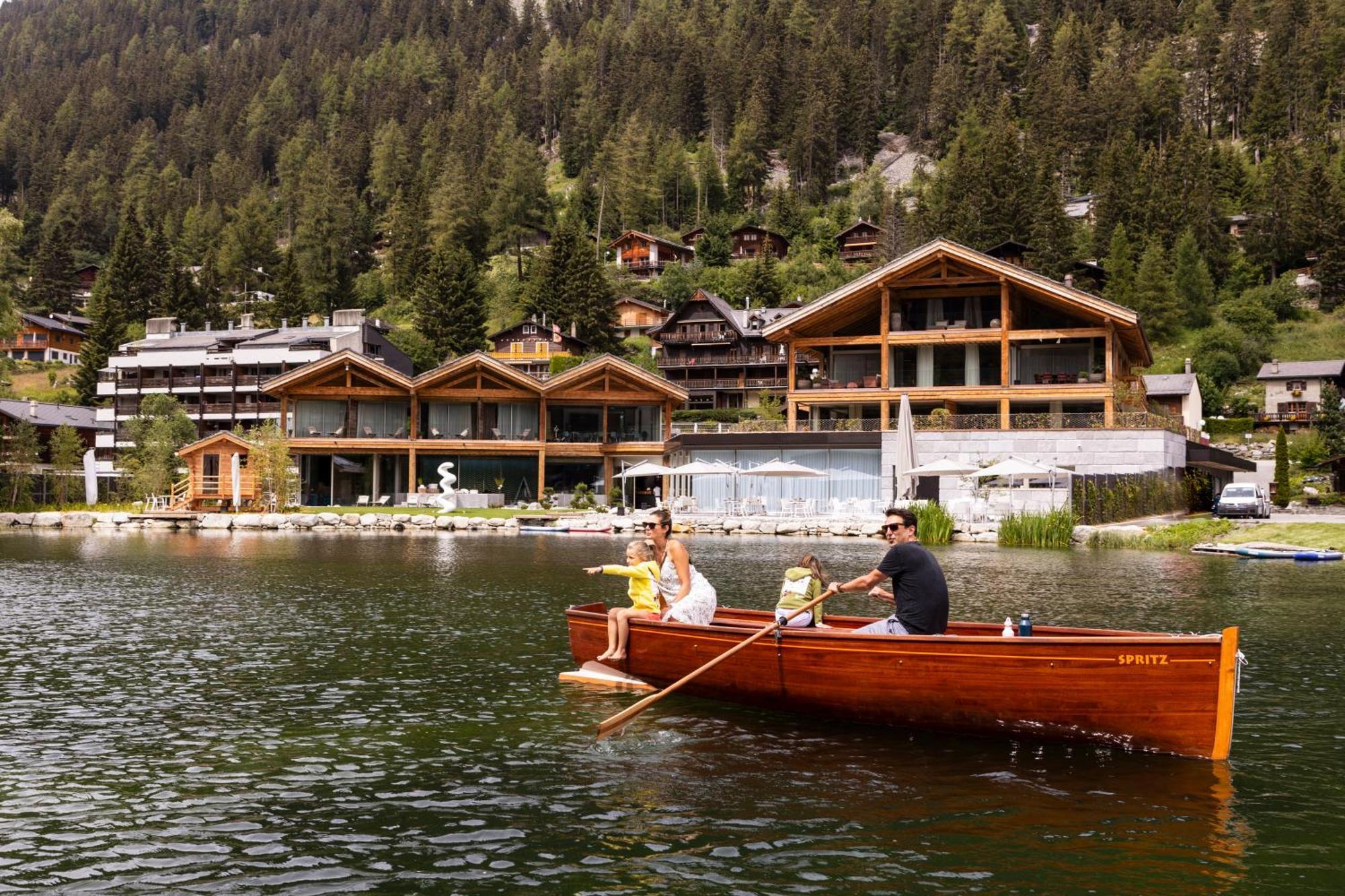 Au Club Alpin Hotel Champex-Lac Exterior foto